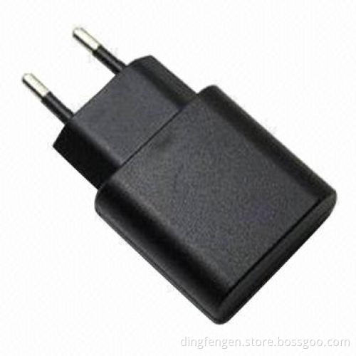 5V/550mA Portable USB Charger for Korea, KC, RoHS and CEC Approvals